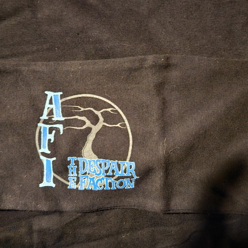 AFI Despair Faction Black Graphic T-Shirt Plus Arm Band - Picture 3 of 5